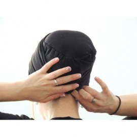 Headbands Tichel Volumizer Head Scarves Chemo Volumizing Hijab Strip Plus - Black - CQ121MXMMDD $39.90