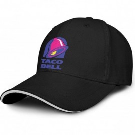 Baseball Caps Caps Adjustable Summer Taco-Bell-Logo- Street Dancing Sun Hats - Black-2 - CF194ZZAEAU $20.57