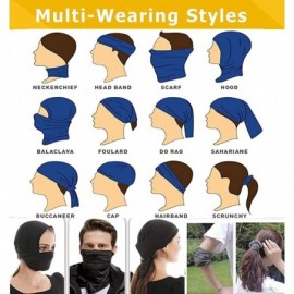 Balaclavas Scarf Bandanas Neck Gaiter Unisex Headwear Bandana Face Shield for Outdoor and Sports - Pattern 23 - CQ198OR3R9Q $...