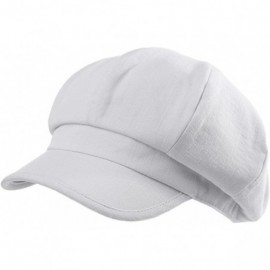 Newsboy Caps Womens Newsboy Cap Winter Hat Visor Beret Cap Warm Soft Lined Adjustable - 89101_grey - CQ186UZ3474 $29.09