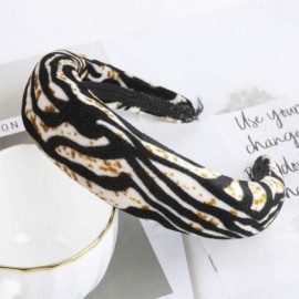 Headbands Knotted Headband Fashion Headpiece - Beige Snake + Grey Leopard - C518SXNOR00 $9.39