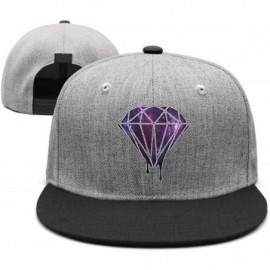 Baseball Caps Galaxy Diamond Baseball Caps Snapback Trucker Hats Snapbacks - Dripping Purple Galaxy-4 - CA18LL6CWX0 $15.92