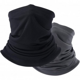 Balaclavas Summer Face Scarf Neck Gaiter Windproof Anti-dust Mask - Black- Grey - CH18SCNZ4X2 $15.79