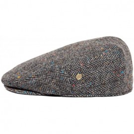 Newsboy Caps Men's Herringbone Flat Ivy Newsboy Hat Wool Blend Gatsby Cabbie Cap - Flecked Grey - C9199UH77G9 $14.29