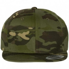 Baseball Caps Classics Flat Bill Snapback Cap - 6089M - Multicam Tropic - CX18WUQN73A $12.66