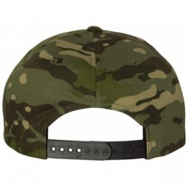 Baseball Caps Classics Flat Bill Snapback Cap - 6089M - Multicam Tropic - CX18WUQN73A $12.66