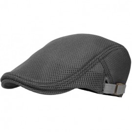 Newsboy Caps Ivy Cap Summer Mesh Newsboy Irish Gatsby Golf Hats TZ30046 - Grey - CR18UUTXEXD $12.52