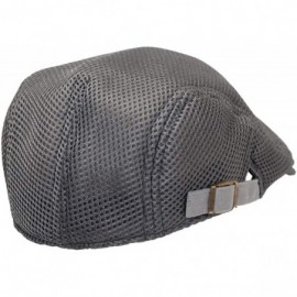 Newsboy Caps Ivy Cap Summer Mesh Newsboy Irish Gatsby Golf Hats TZ30046 - Grey - CR18UUTXEXD $12.52