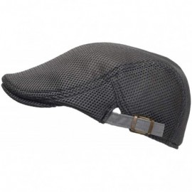 Newsboy Caps Ivy Cap Summer Mesh Newsboy Irish Gatsby Golf Hats TZ30046 - Grey - CR18UUTXEXD $12.52