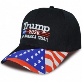 Baseball Caps Trump Cap 2020 Keep America Great USA Baseball Caps Embroidered Donald Trump Hat Adjustable hat - C918W4LRUHY $...