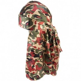 Skullies & Beanies Print Silky Durags Turban Silk Du Rag Waves Caps Headwear Do Doo Rag for Women Men - Tjm-05k-4 - CQ197W394...