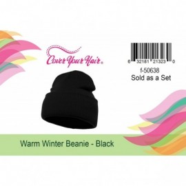 Skullies & Beanies Beanie - Winter Hats- Unisex Warm Hat- Skull Cap- Ski Hat - Knit Hat - Black - C1110TAPUO3 $10.06