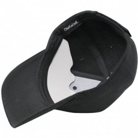 Baseball Caps Baseball Hat Adjustable Blank Cap Mid Profile Structured Baseball Cap - Ball Cap Black - C918IKGUQYG $10.88