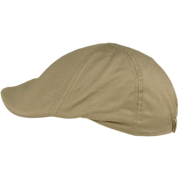 Men's 100% Cotton Duck Bill Flat Golf Ivy Driver Visor Sun Cap Hat ...