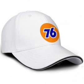 Baseball Caps Men/Women Print One Size Oil Logo Gas Station Plain Hat Flat Brim Baseball Cap - White-56 - C818WL4NNRX $15.53
