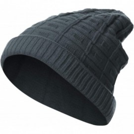 Skullies & Beanies Mens Warms Simple Acrylic Watch Hat - Dch003-grey - CA18NARK9C4 $7.49