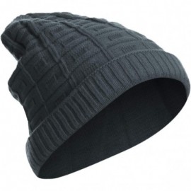 Skullies & Beanies Mens Warms Simple Acrylic Watch Hat - Dch003-grey - CA18NARK9C4 $7.49