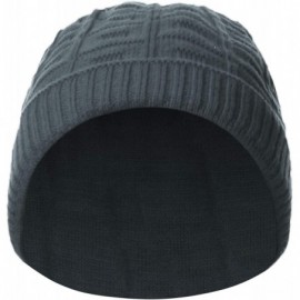 Skullies & Beanies Mens Warms Simple Acrylic Watch Hat - Dch003-grey - CA18NARK9C4 $7.49