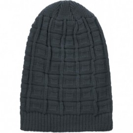 Skullies & Beanies Mens Warms Simple Acrylic Watch Hat - Dch003-grey - CA18NARK9C4 $7.49