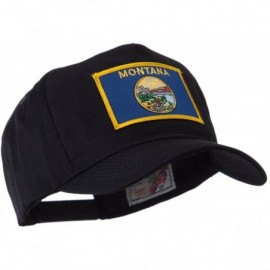 Baseball Caps USA Western State Embroidered Patch Cap - Montana - CF11E8U27Y7 $10.53