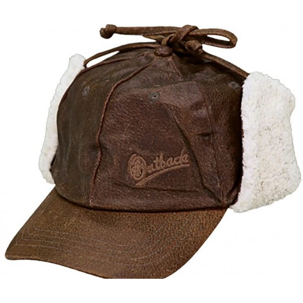 Baseball Caps Leather Mckinley Hat - Brown - CA115CR1G1Z $46.39