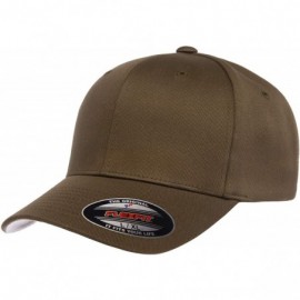 Baseball Caps Men's Athletic Baseball Fitted Cap - Olive - C8192X7N45A $14.00