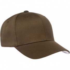 Baseball Caps Men's Athletic Baseball Fitted Cap - Olive - C8192X7N45A $14.00