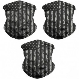 Balaclavas American Bandanas Balaclava Protection - American Flag Usa 3 Pack - CC197AZWI3Y $16.76