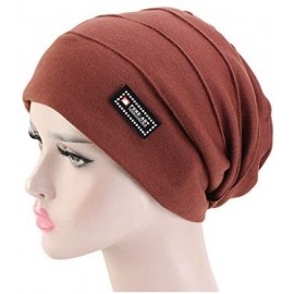 Skullies & Beanies New Women's Cotton Flower Elastic Turban Beanie Chemo Cap Hair Loss Hat - W 2 in 1 Styie 2 - CD1933GUGW6 $...