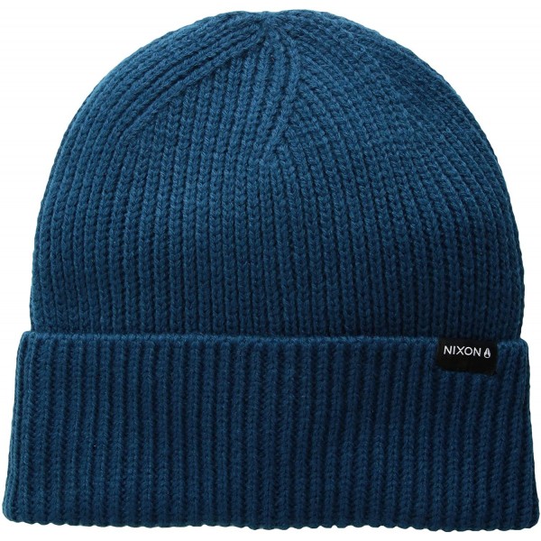 Skullies & Beanies Men's Regain Beanie - Moroccan Blue - CS18CG2S062 $16.55