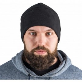 Skullies & Beanies Terrakuda Fleece Watch Cap Beanie - Military/Tactical Mission Ready Protection - Stealth Black - CD18M63M3...