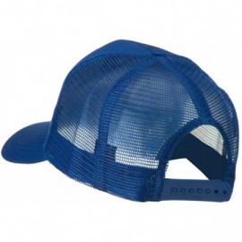 Baseball Caps Navy Top Gun Military Patched Mesh Cap - Royal - CH11Q3SPGSB $19.54