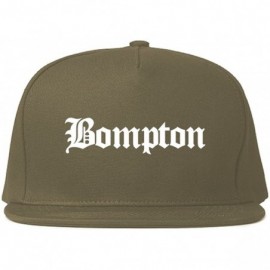 Baseball Caps Bompton Blood Snapback Hat Cap - Grey - CQ12N7CYHKD $19.68