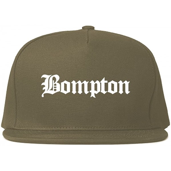 Baseball Caps Bompton Blood Snapback Hat Cap - Grey - CQ12N7CYHKD $19.68