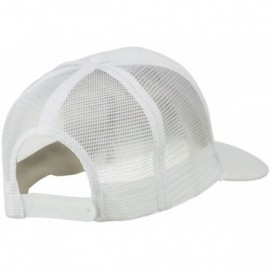 Baseball Caps Navy Seabees Symbol Embroidered Twill Mesh Cap - White - C811QLMNDIJ $22.85