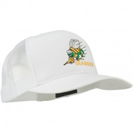 Baseball Caps Navy Seabees Symbol Embroidered Twill Mesh Cap - White - C811QLMNDIJ $22.85