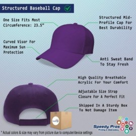 Baseball Caps Custom Baseball Cap Train Embroidery Dad Hats for Men & Women Strap Closure 1 Size - Purple - C018Y4Z5L3G $12.36