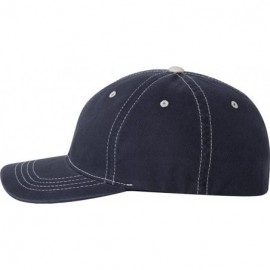 Baseball Caps FlexFit Contrast Color Stitched Cap - 6386 (Navy/Stone / S/M) [Apparel] - C911507I15B $17.60