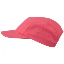 Baseball Caps 5 Panel Cotton Cap - Salmon - C911ND5HK0J $18.64