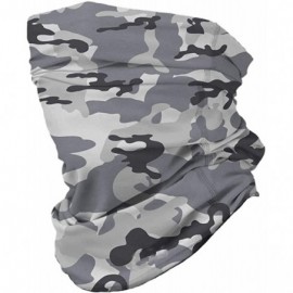 Balaclavas Triangular Bandana Neck Gaiter Balaclava Hanging Ear Bandana for Women Men Outdoor sports - B-gray1011 - CH1987YZ6...