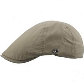 Newsboy Caps Men's Cotton Flat Hunting Hat Ivy Gatsby Newsboy Painter Cap - 2-khaki - CG18A2WN4H2 $8.74