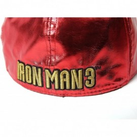 Baseball Caps Men's Funny Cartoon Flat Bill Caps - Red - C311LW4OWIB $10.03