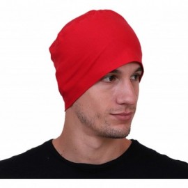 Skullies & Beanies Men's Cotton Beanies (Multicolours- Free Size) - CC18EQQQ6T9 $11.99