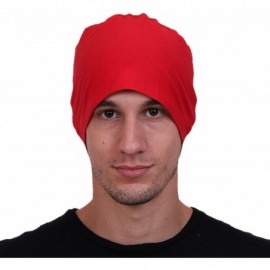 Skullies & Beanies Men's Cotton Beanies (Multicolours- Free Size) - CC18EQQQ6T9 $11.99