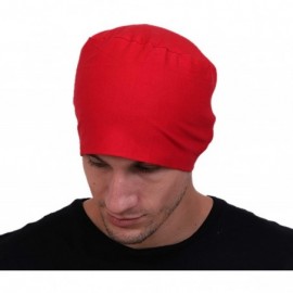 Skullies & Beanies Men's Cotton Beanies (Multicolours- Free Size) - CC18EQQQ6T9 $11.99