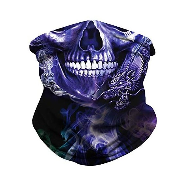 Balaclavas Printed Face Mask for Men and Women-Various Styles - Skull 04 - CX198I65G5M $15.36