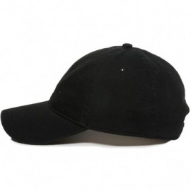 Baseball Caps Crying Cat Baseball Cap Embroidered Cotton Adjustable Dad Hat - Black - CS18AEKDLH8 $12.14