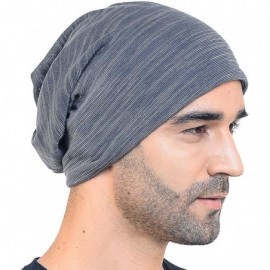 Skullies & Beanies Men Slouch Hollow Beanie Thin Summer Cap Skullcap B018h - 011h-grey - C312DP3JZLP $15.26