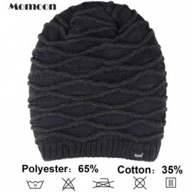 Skullies & Beanies Casual Knitting Wool Beanie Hat Winter Warm Velvet Hat Outdoor Men's Fashion Beanie Cap Korean Style.Momoo...