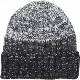 Skullies & Beanies 13 BLK Heather Stripe Slouchy Beanie Skull Cap Hat - C411OC06Y4R $15.53